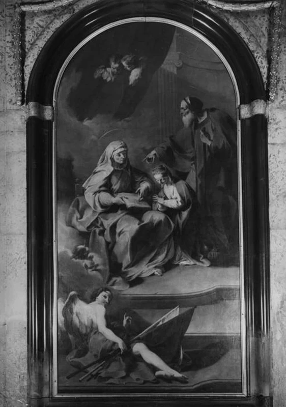  157-Giambattista Pittoni-Educazione della Vergine - Vienna, Schloss Schönbrunn 